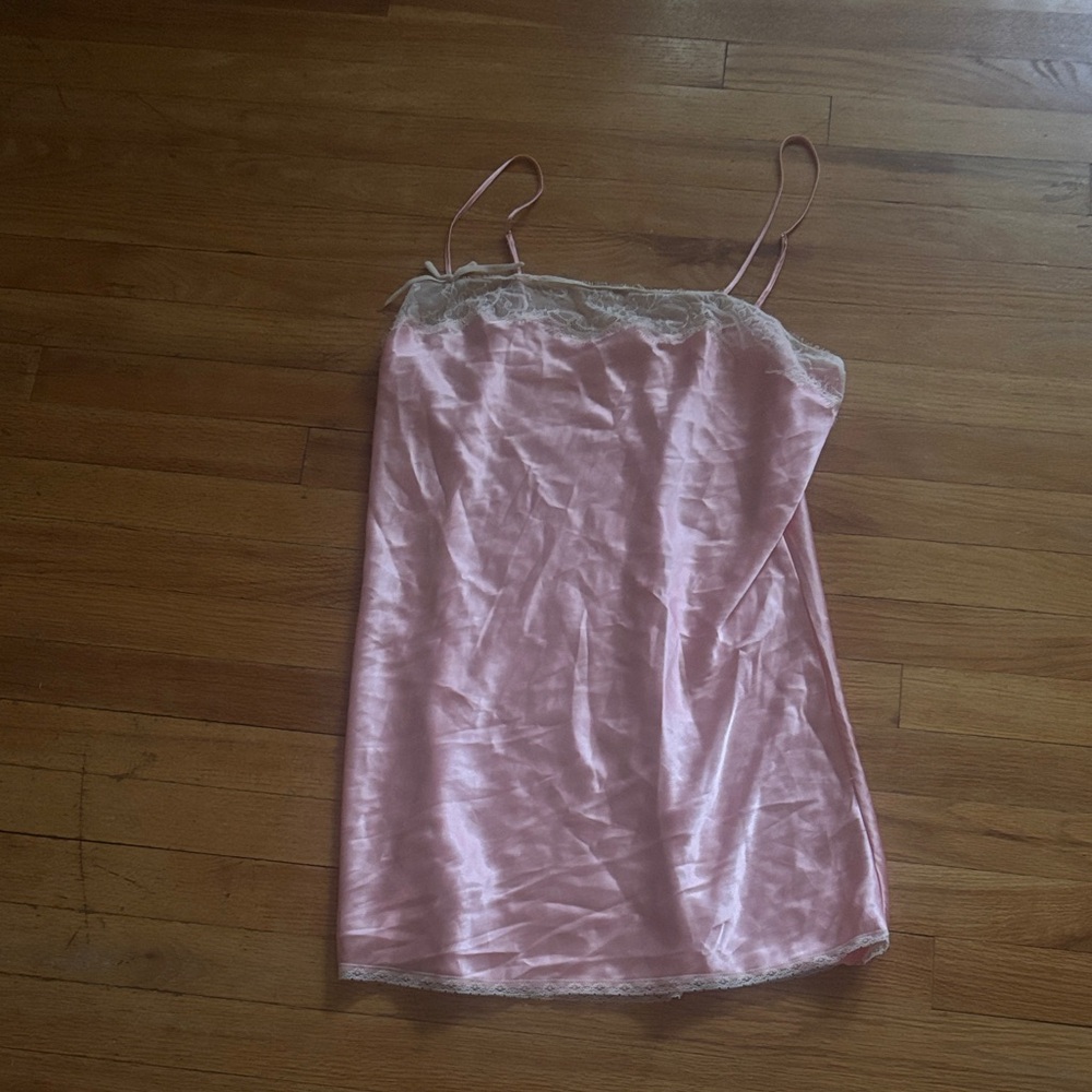 Victoria’s Secret Lace Slip Dress with Bow Detail